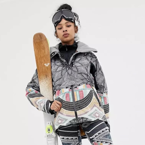 Roxy Jackets & Blazers - The Roxy Women’s Frozen Flow Insulated Waterproof Snowboard Ski Jacket, Medium